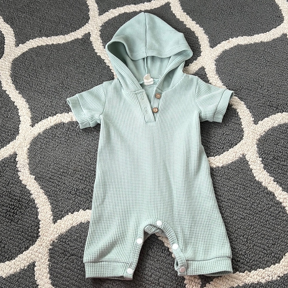 3-6 Baby One Piece With Hood